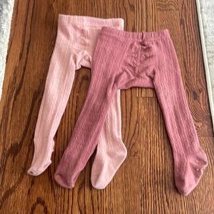 These leggings are new my daughter has only wore them 1-2 times.